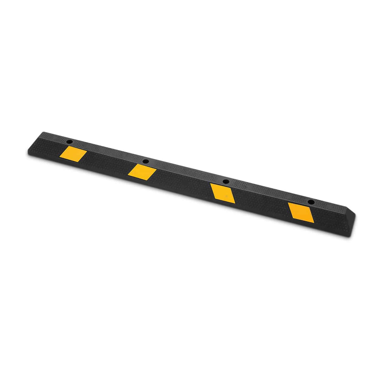 VEVOR 1840 mm Heavy-Duty Rubber Parking Stopper with Reflective Strips for Cars, Vans, Trucks, RVs – Garage Floor Curb Block