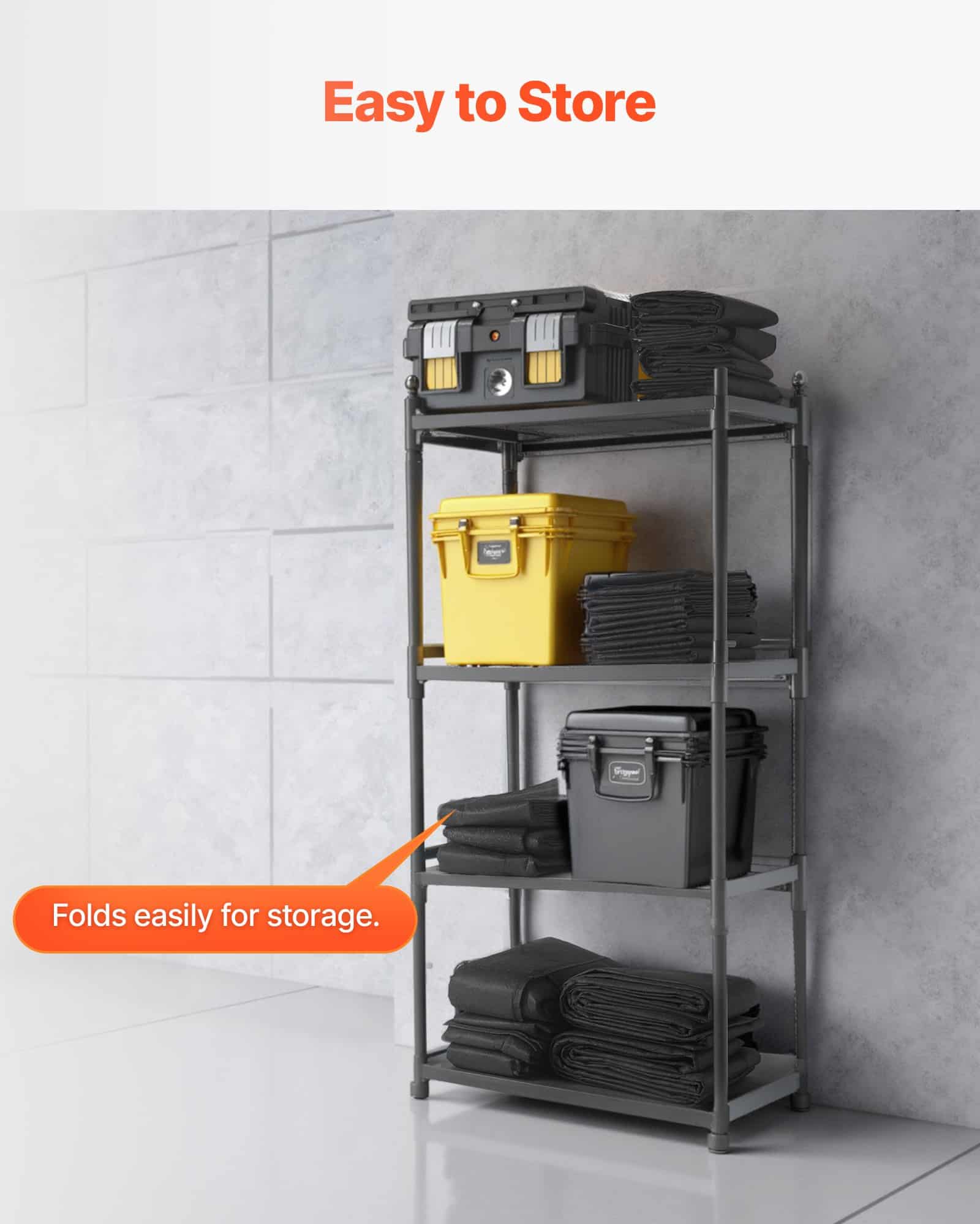 VEVOR Flood Barriers 4-Pack – 1530x210 mm Reusable Water-Activated Sandless Sandbags for Flood Protection, Home & Garage — attēls 6