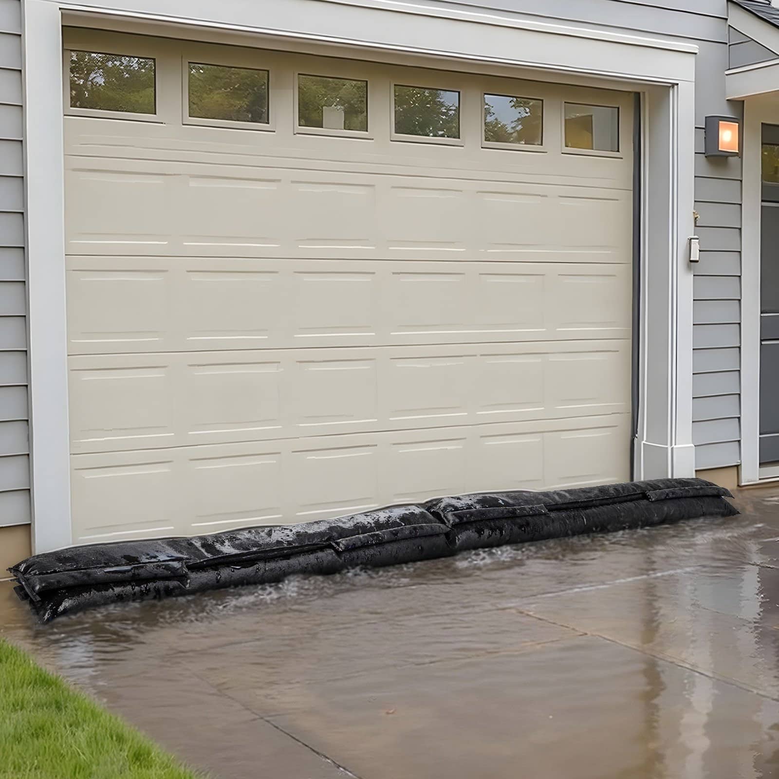 VEVOR Flood Barriers 4-Pack – 1530x210 mm Reusable Water-Activated Sandless Sandbags for Flood Protection, Home & Garage — attēls 8