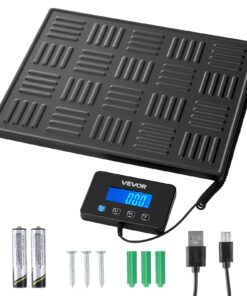 VEVOR Digital Postal Scale 300 kg with Dual Accuracy 20 g/100 g, LCD Display, Tare/Hold, for Packages, Postage, Luggage