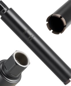 VEVOR 63.5 mm Wet Diamond Core Drill Bit, 356 mm Depth, 1-1/4in-7 Thread, for Concrete, Brick & Masonry