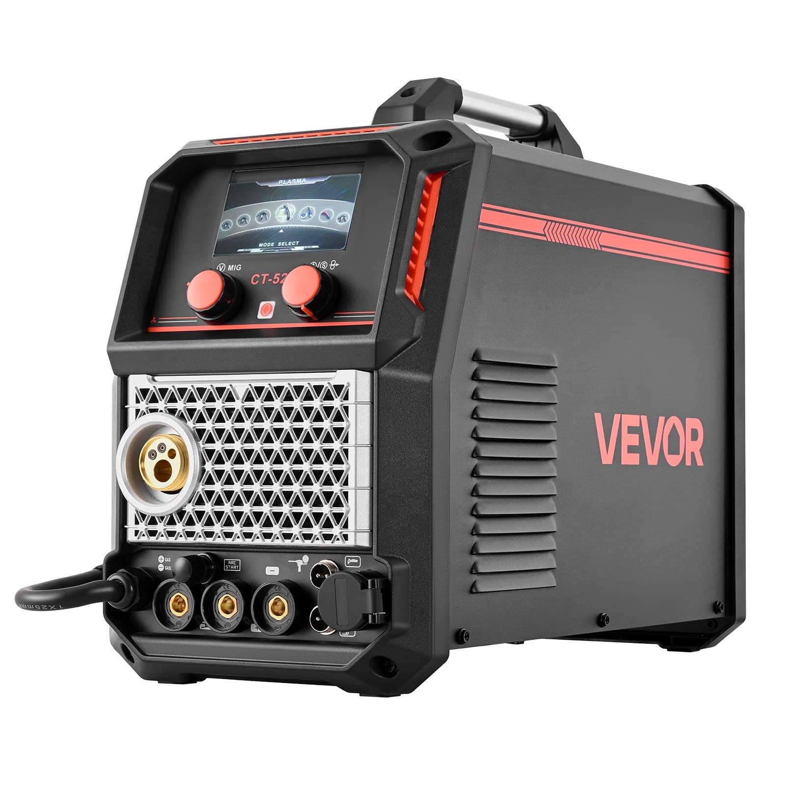 VEVOR 5-in-1 Plasma Cutter Welder Combo 220V – 50A Plasma Cutter & 200A MIG/TIG/MMA Welder, Pulse MIG with Spool Gun Support - Зображення 11
