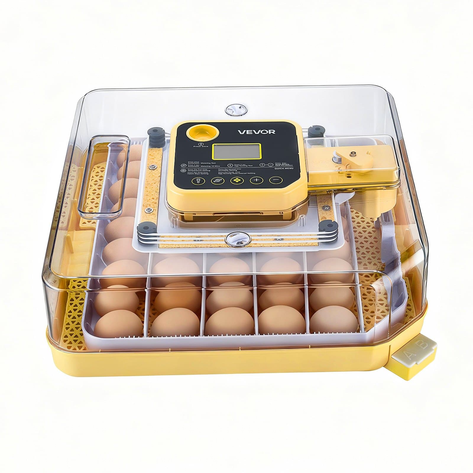 VEVOR Automatic 48 Egg Incubator with LED Candler, Auto Turning, Temp & Humidity Control, for Chicken, Duck, Goose, Quail Eggs - Image 11