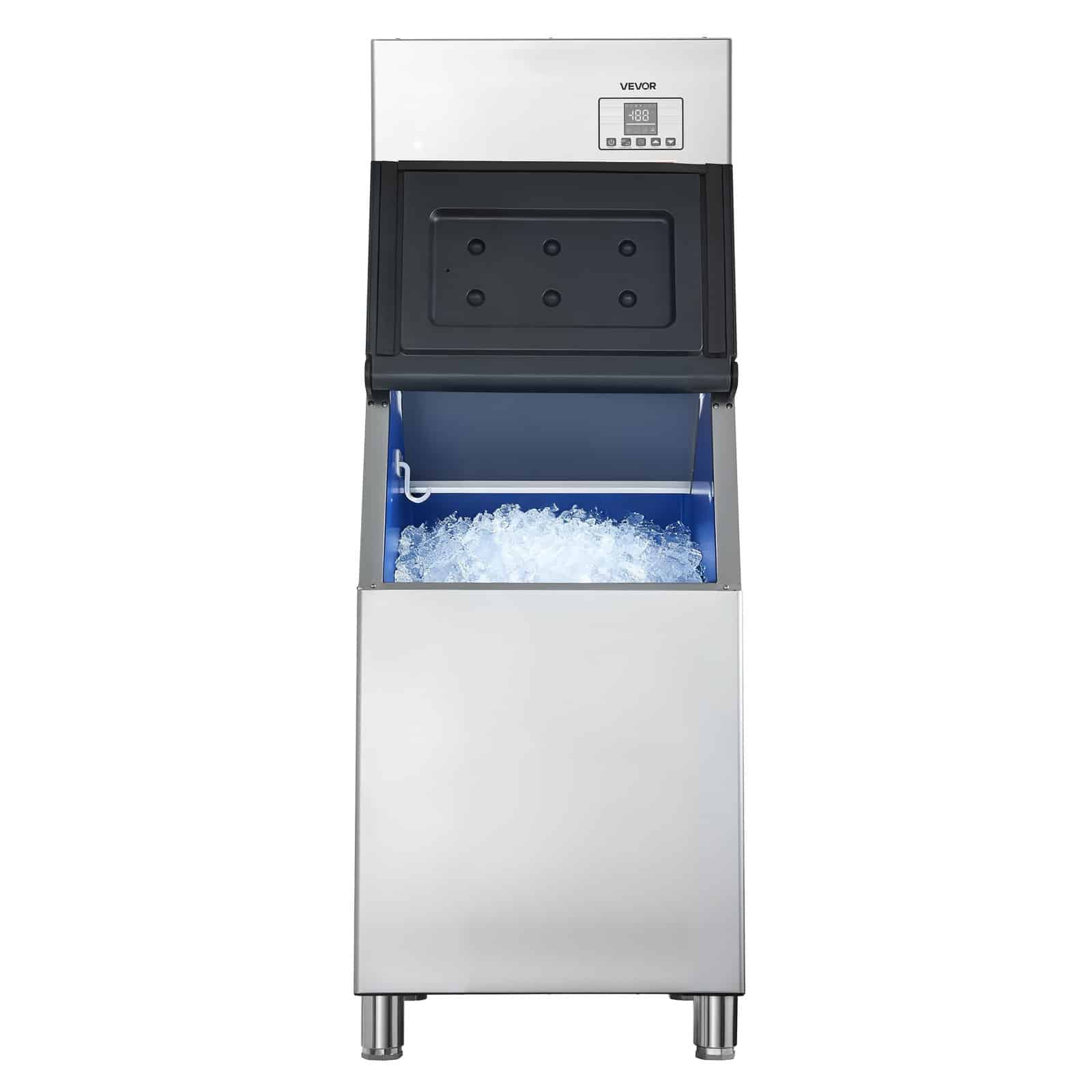 VEVOR Commercial Ice Maker 181kg/24h with 136kg Storage Bin, Auto Clean, Touchscreen Control for Bar, Cafe, Restaurant Use — изображение 12