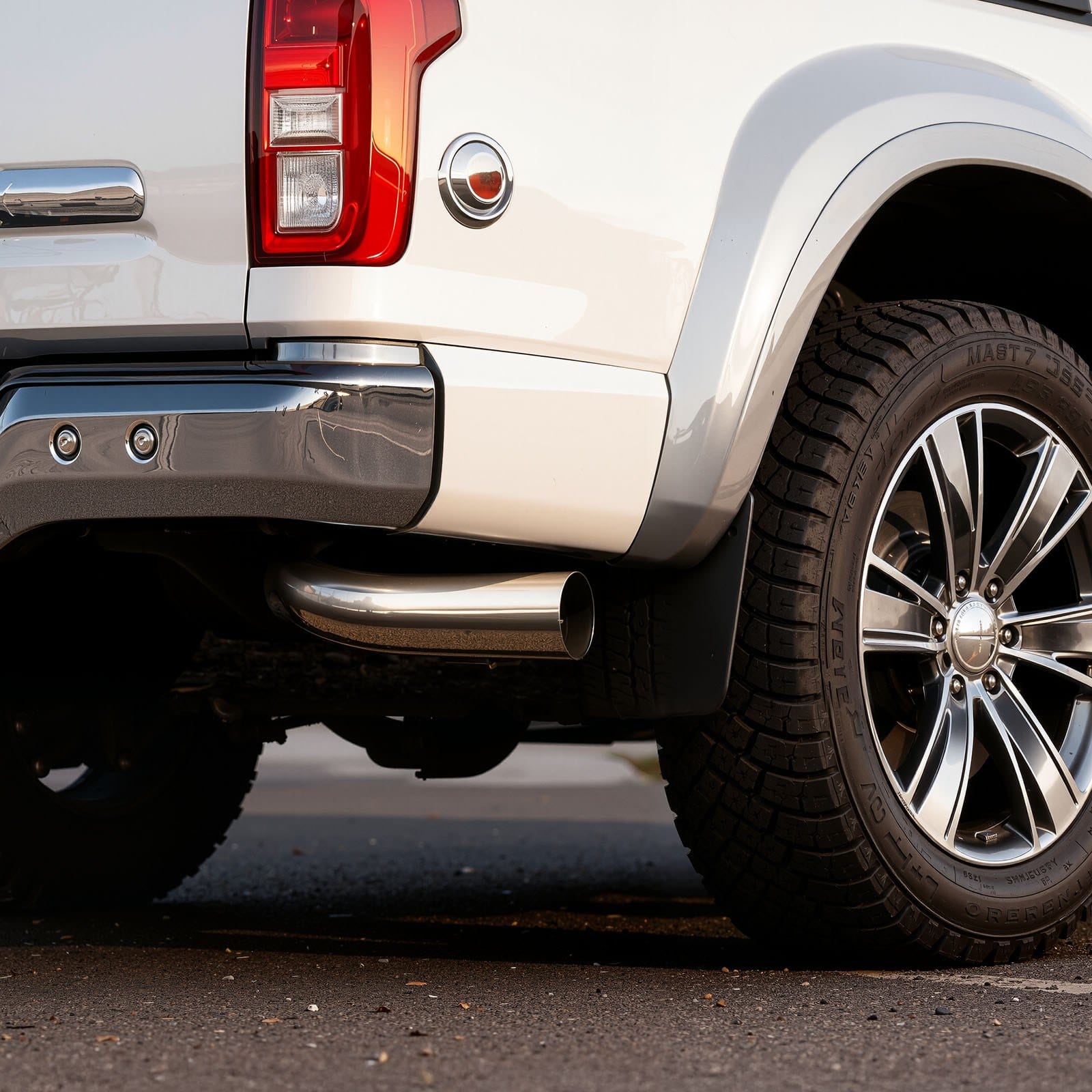 VEVOR Chrome Elbow Exhaust Tip 127mm Inlet 152.4mm Outlet 584mm Length with Clamp for Truck, SUV, Sedan, Sports Car - Image 8