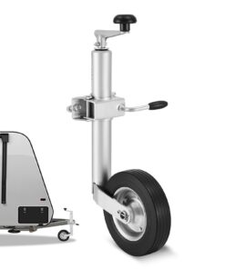 VEVOR Heavy-Duty Trailer Jack with Wheel, 150 kg Capacity, 230 mm Lift, Bolt-On Tongue Jack for RVs & Utility Trailers