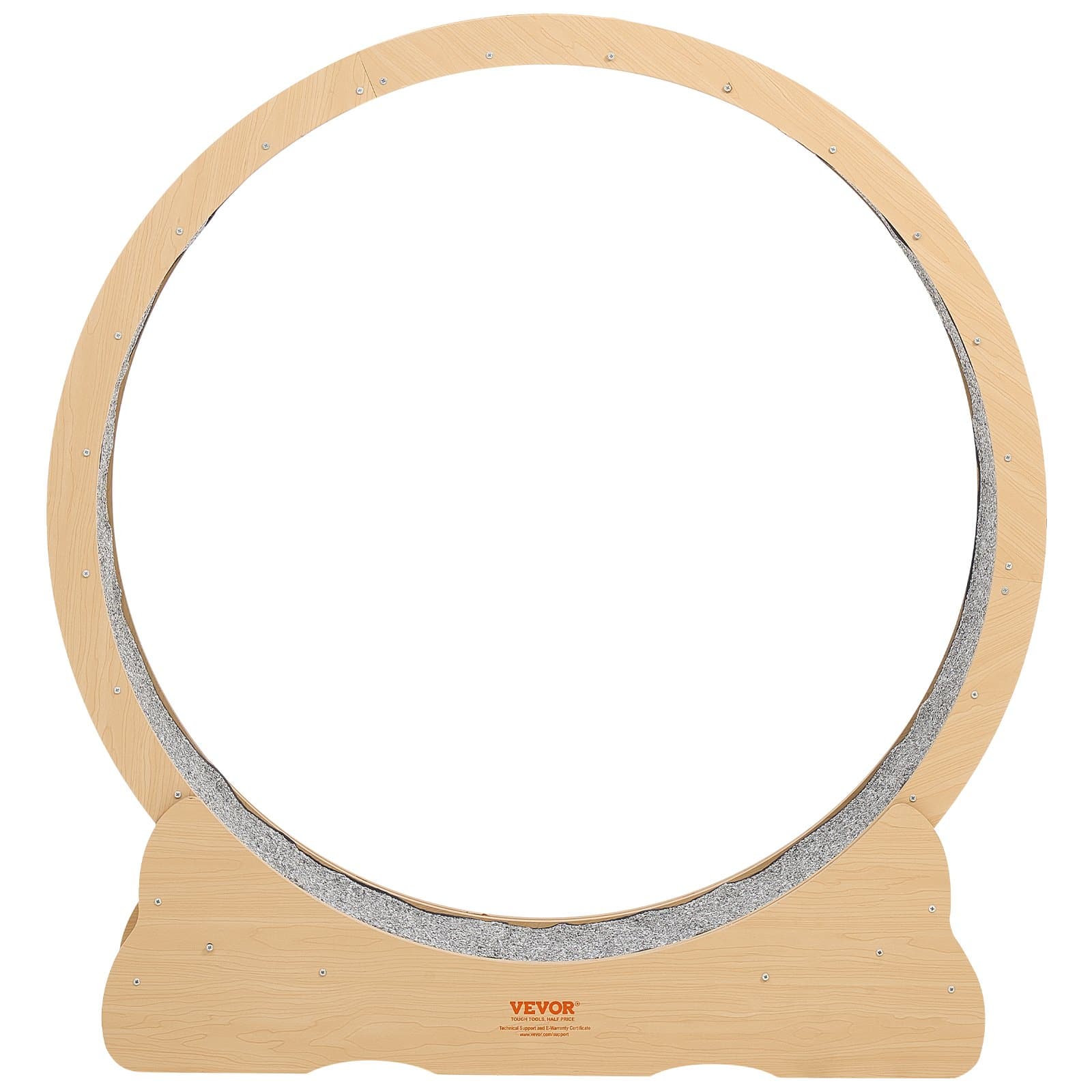 VEVOR 120cm Wooden Cat Exercise Wheel for Indoor Cats up to 12.7kg, Quiet Treadmill with Carpet Runway & Lock Lock — изображение 10