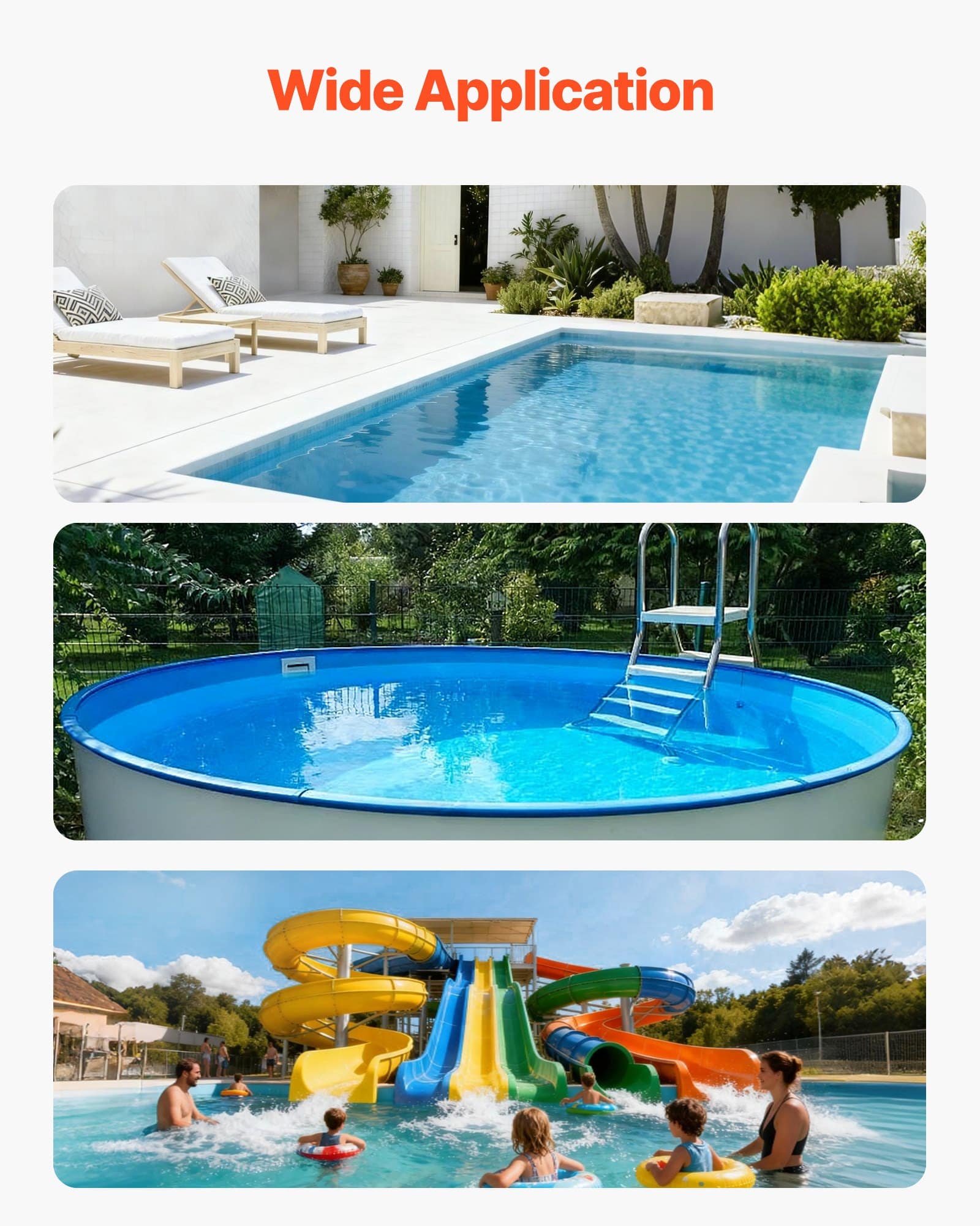 VEVOR 457 mm Pool Sand Filter System with 7-Way Valve, 151 L/min Flow for Above/Inground Pools, Durable & Easy Maintenance - Image 6