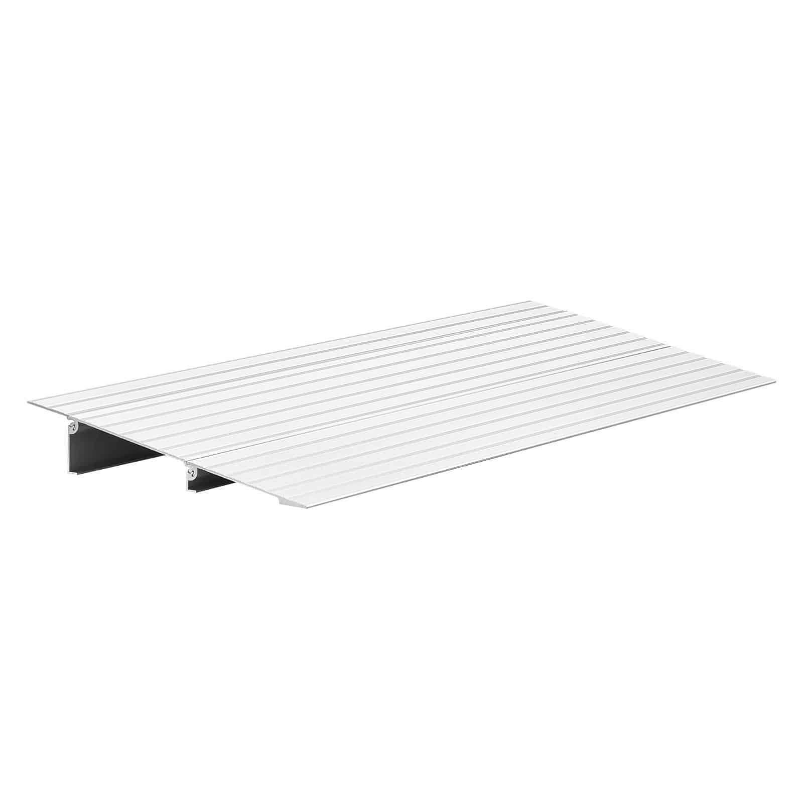 VEVOR Aluminum Threshold Ramp 59mm Rise, 363kg Load, Anti-Slip Door Ramp for Wheelchairs, Scooters, Bikes & Walkers – Indoor/Outdoor — attēls 11