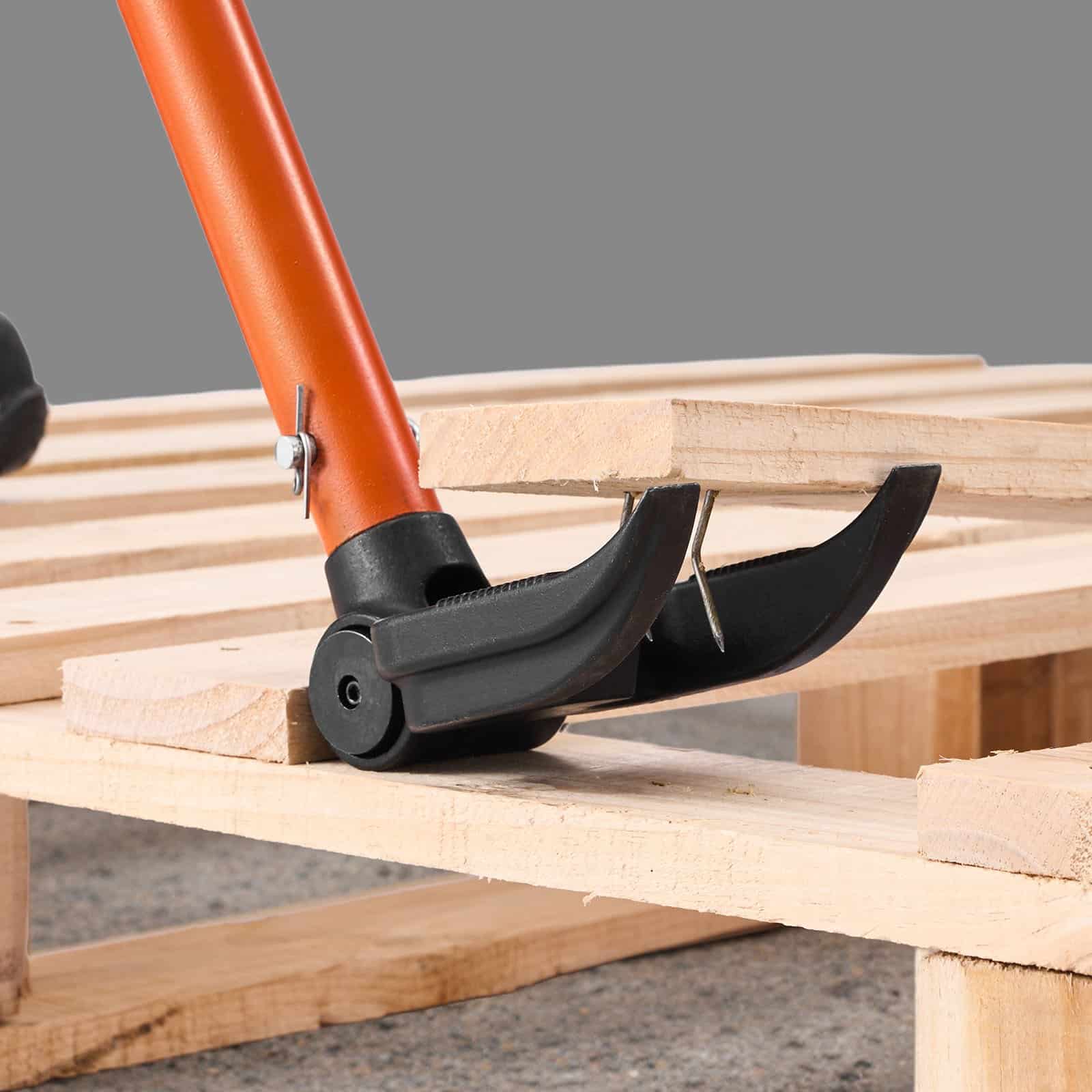 VEVOR Heavy Duty Pallet Buster Tool with 1.1m Carbon Steel Handle, 907kg Capacity, Ideal for Deck, Flooring & Roofing Removal - Pilt 8