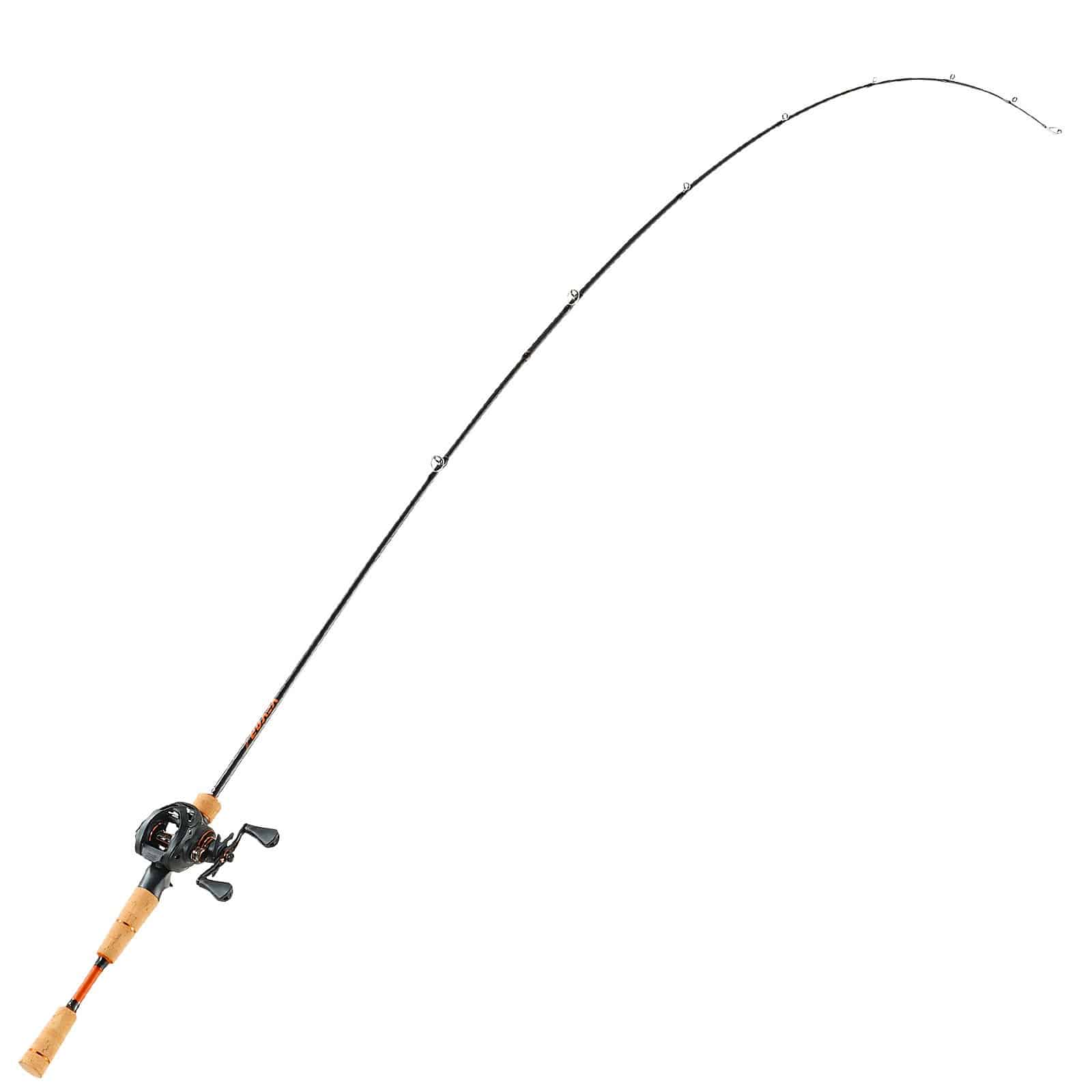 VEVOR 2m IM7 Carbon Baitcasting Rod & Reel Combo, 6+1 BB, 7.0:1 Gear Ratio, Cork Handle, Ceramic Guides — Attēls 10