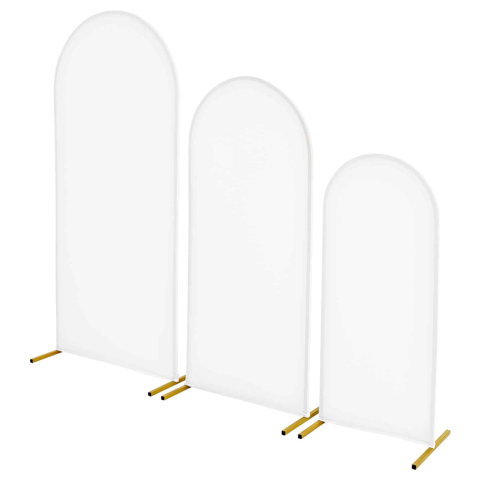 VEVOR Gold Metal Arch Backdrop Stand Set of 3 (1.8/1.5/1.2 m), Stable & Easy to Assemble, for Weddings, Parties, Events — изображение 9