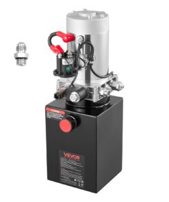 VEVOR 6L 12V DC односторонний гидравлический агрегат, давление до 22 МПа, 3.4 л/мин, металлический бак для самосвалов