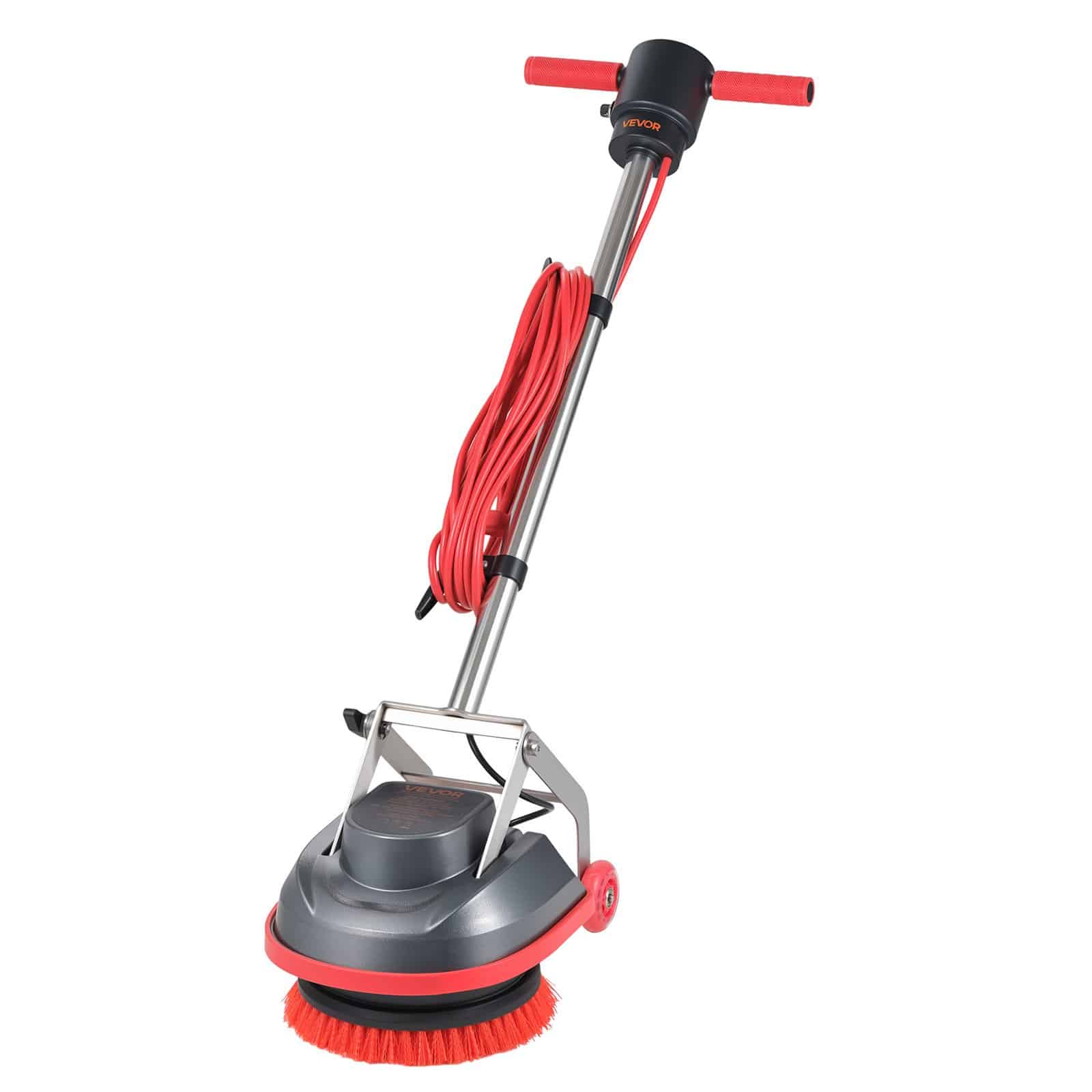 VEVOR Commercial Floor Scrubber & Polisher, 325 mm, 0.75 HP, 1200–1900 RPM, 13 m Cord, 3 Pads & Brushes, All Floor Types - Зображення 9