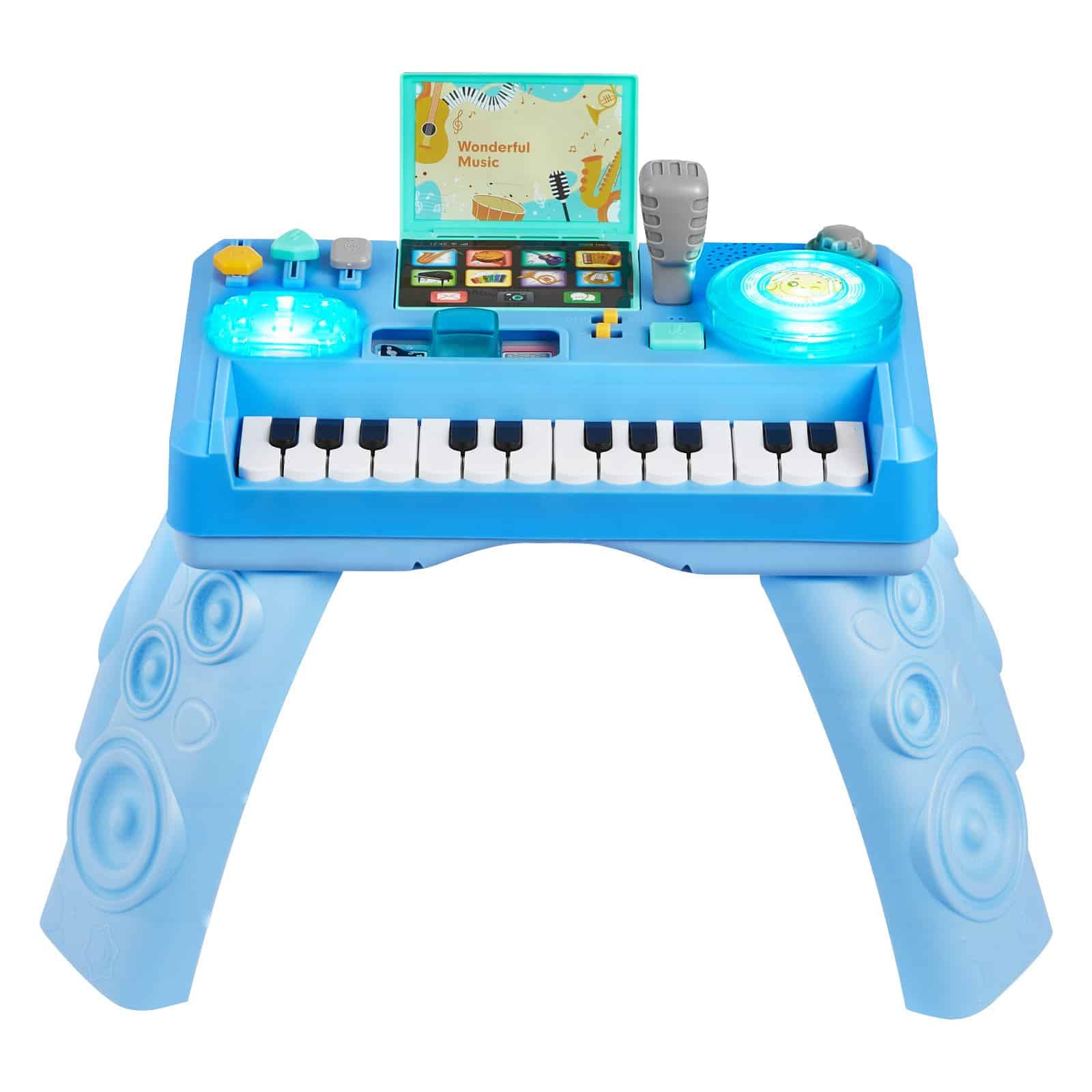 VEVOR Educational Baby DJ Playset with LED Turntable, 133 Sounds & Recording – Musical Activity Table for Kids 6+ Months - Pilt 12