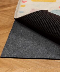 VEVOR 2.44x1.52 m Non-Slip Rug Pad with Dual Surface Felt & Rubber, 5.6 mm Thick, Floor Protector for Carpets & Hard Floors