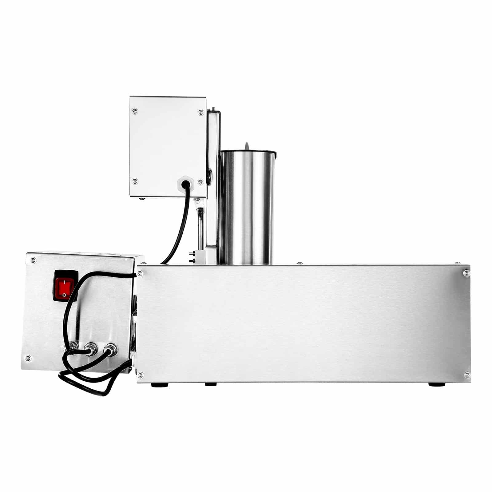 VEVOR 4-Row Automatic Donut Maker Machine, 240 pcs/h, 50 mm Ring Donuts, 3 L Hopper, 6.1 L Oil Tank, 304 Stainless Steel, 220–240 V — изображение 10