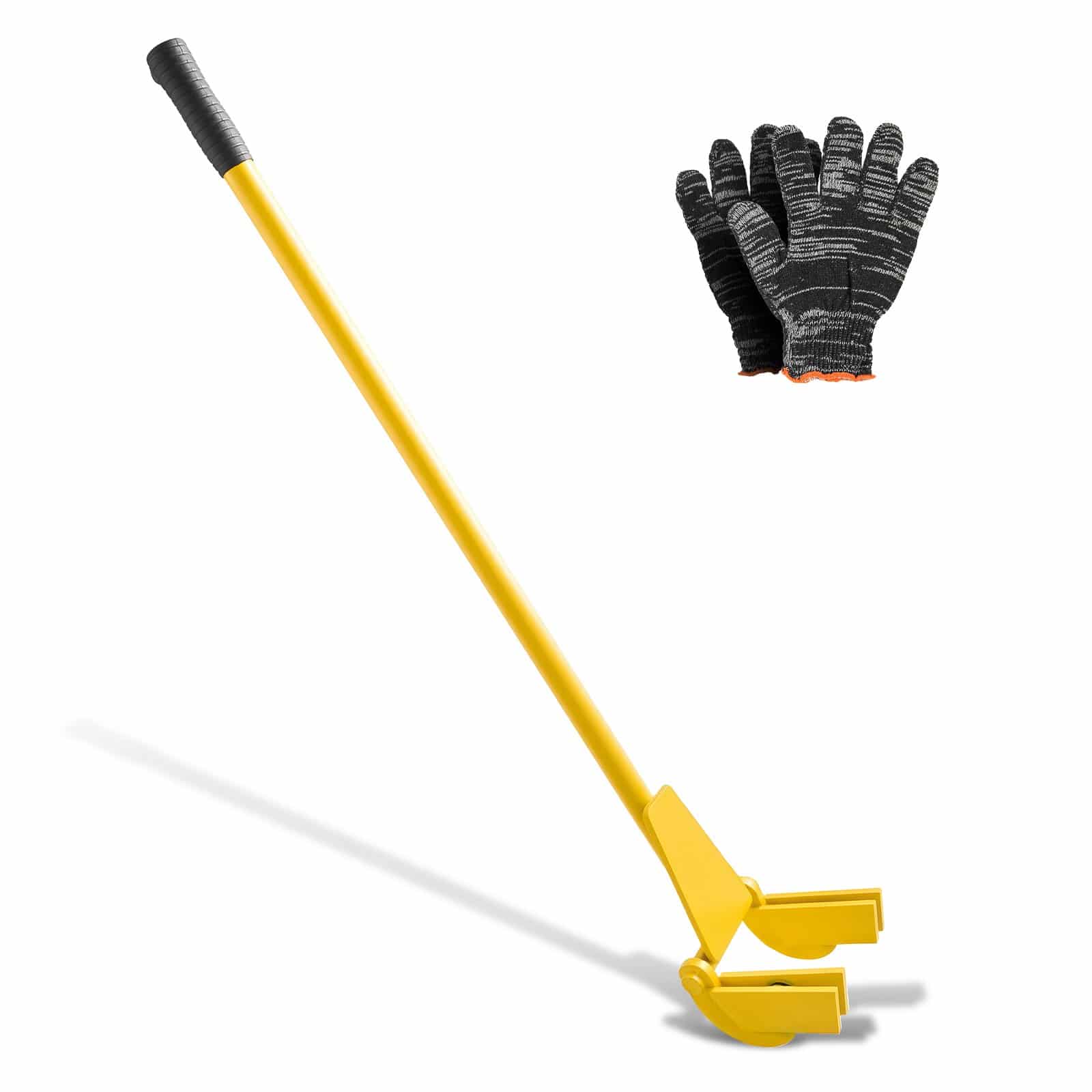 VEVOR Pallet Buster Tool, 1 m Carbon Steel Pry Bar, 900 kg Capacity Deck & Pallet Board Removal Tool, Ergonomic Long Handle