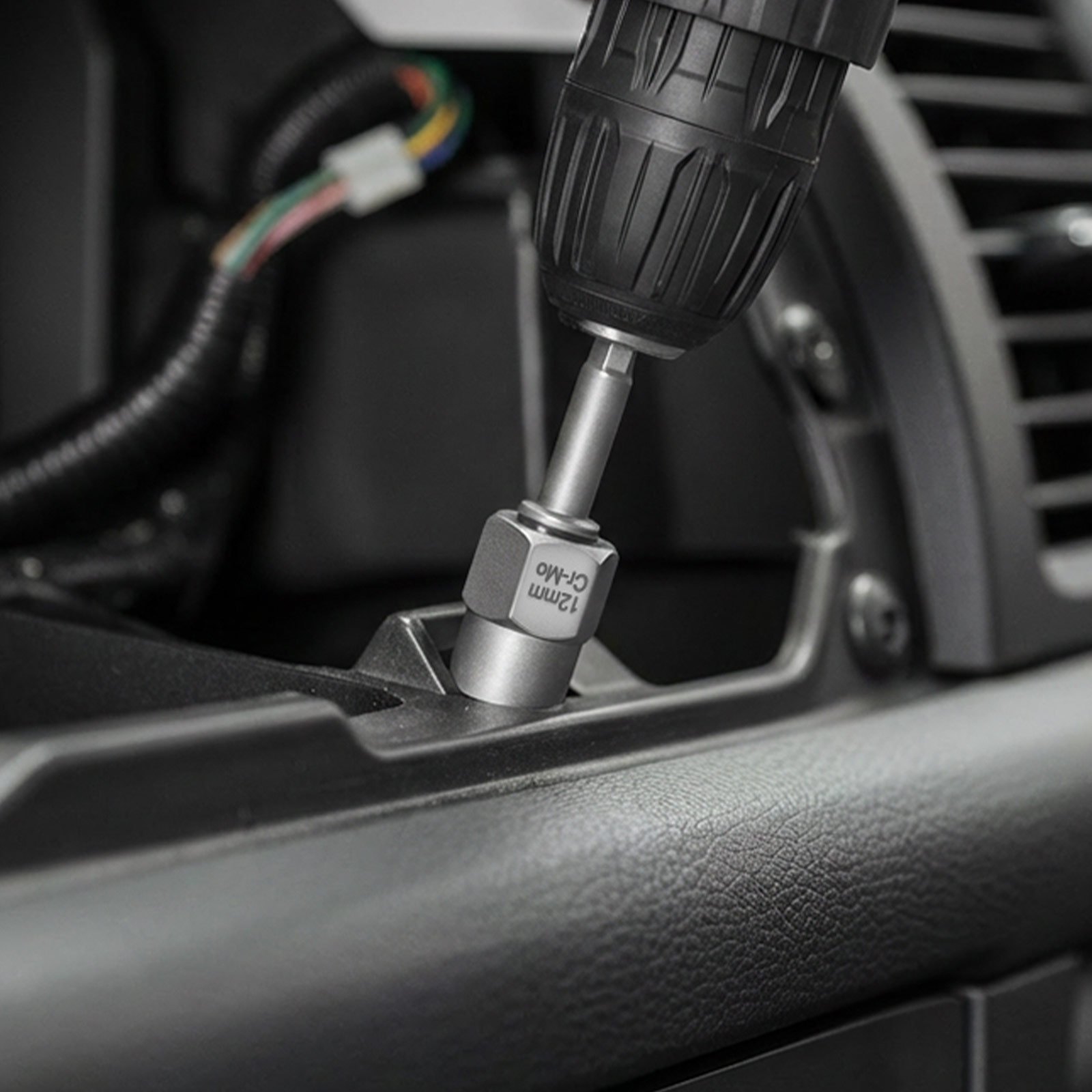 VEVOR 16‑Piece Bolt Extractor Socket Set, Cr‑Mo Steel, with Adapters & Pin Punch for Damaged, Rusted or Stripped Bolts and Nuts — изображение 8