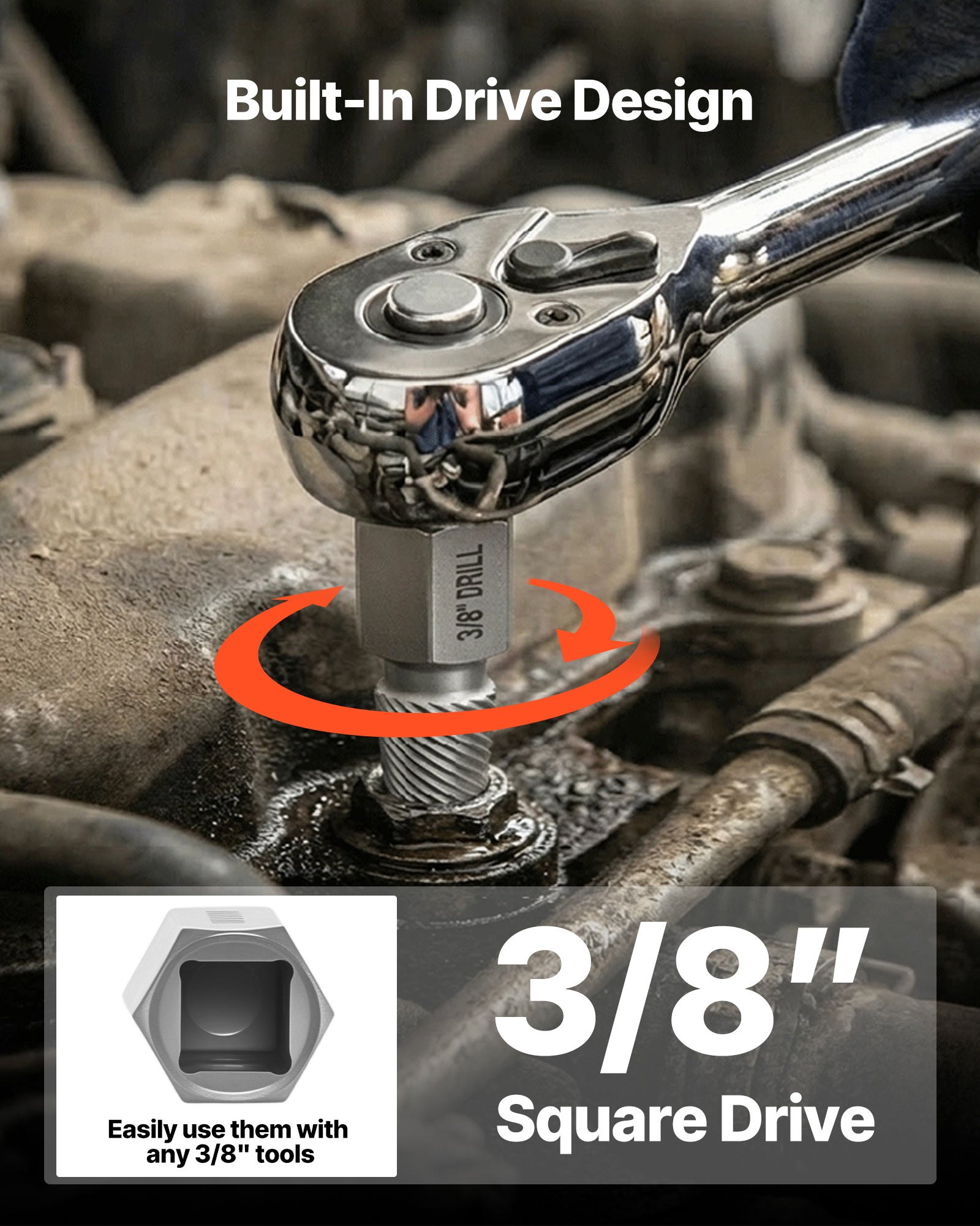 in Case for Removing Damaged Screws and Bolts