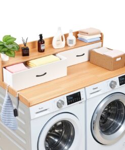 VEVOR washer dryer countertop 137x69.9 cm with shelf