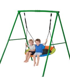 VEVOR 100 cm Saucer Swing Set with Metal A-Frame Stand