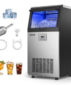 Коммерческий ледогенератор VEVOR 45 кг/24 часа