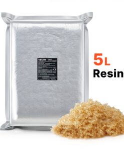 VEVOR 5 L jauktas gultnes DI sveķu uzpildes kasetne nevainojamai automazgātavai dejonizēta ūdens sistēmai