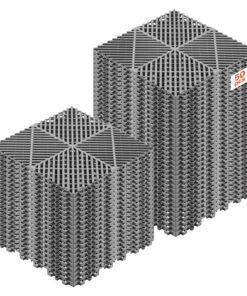 VEVOR 310 x 310 mm Interlocking PP Drainage Floor Tiles