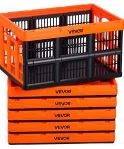 VEVOR 45L Plastic Collapsible Storage Crates