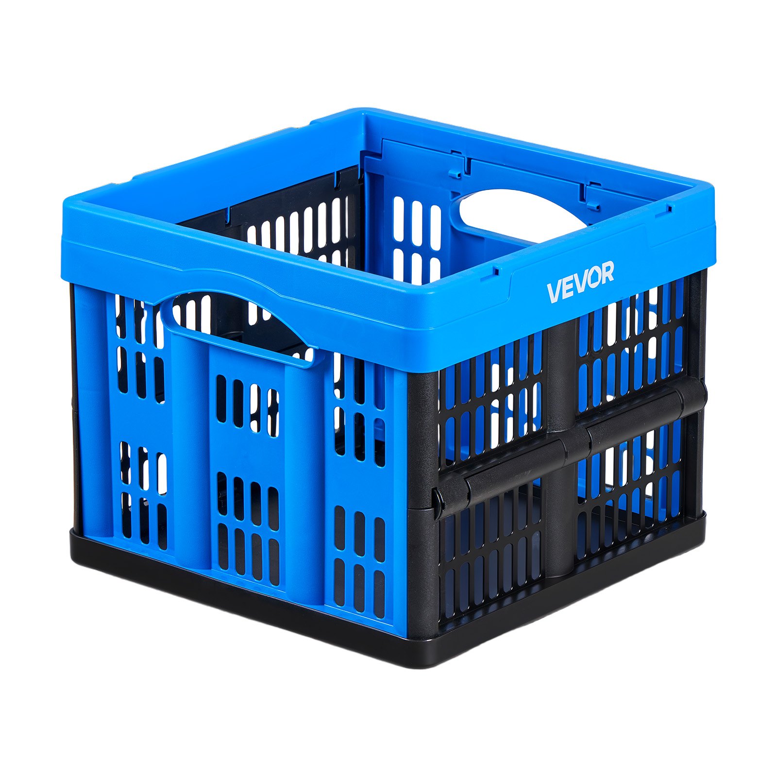 VEVOR 3-Pack 25L Plastic Collapsible Storage Bins, Stackable Folding Crates with Handles, Heavy-Duty 10 kg per Box, Space-Saving — изображение 10