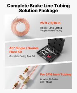 Набор инструментов для сверления 45° с трубкой с медным покрытием