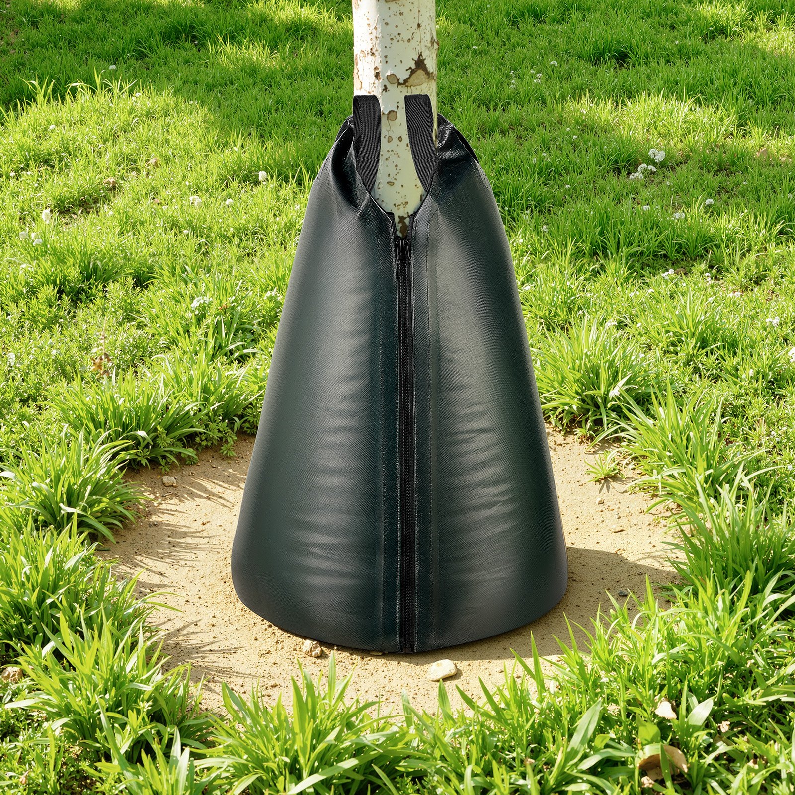 VEVOR 75.7 L Tree Watering Bags, 8 Pack Slow-Release Deep Root Irrigation Gator Bags with Zipper for 50–203 mm Tree Trunks - Pilt 8