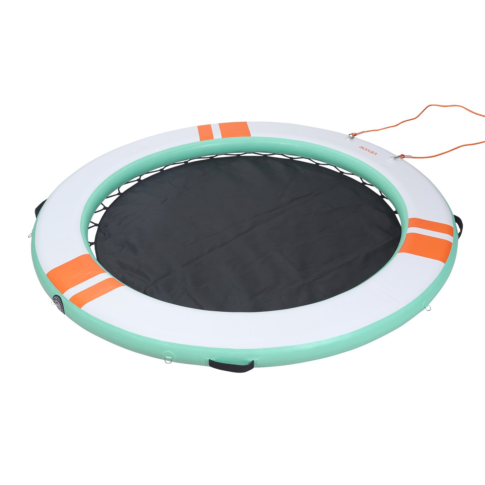 VEVOR 3.05 m Round Inflatable Floating Dock Island with Canopy, Non-Slip Water Platform, Ladder & Pump for Pool, Lake, Sea — изображение 10
