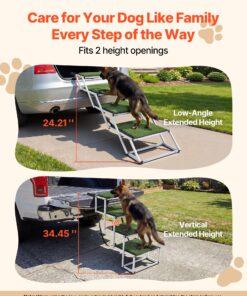 Extra Wide Non-Slip Pet Ramp Ladder for Large Dogs