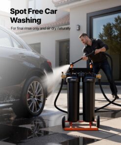 Pārnēsājams nevainojams automašīnas mazgāšanas filtrs uz ratiņiem 1250 L ietilpība