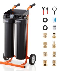 VEVOR pārnēsājama dejonizēta ūdens sistēma 2 x 4 l sveķi