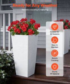 inner pots & drainage holes for indoor outdoor garden decor