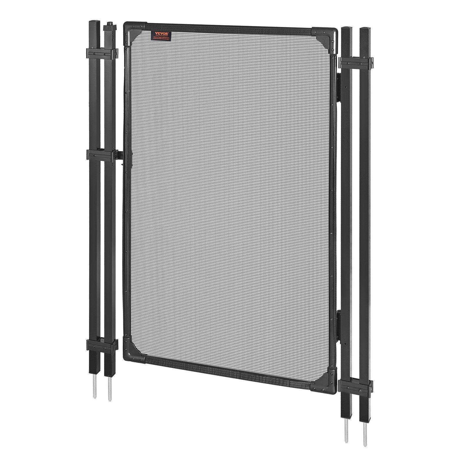 VEVOR 1.2 x 0.75 m Inground Pool Fence Gate, Aluminum Frame, Self-Closing & Self-Locking, 352 gsm Teslin Mesh, Black Outdoor Security — изображение 10
