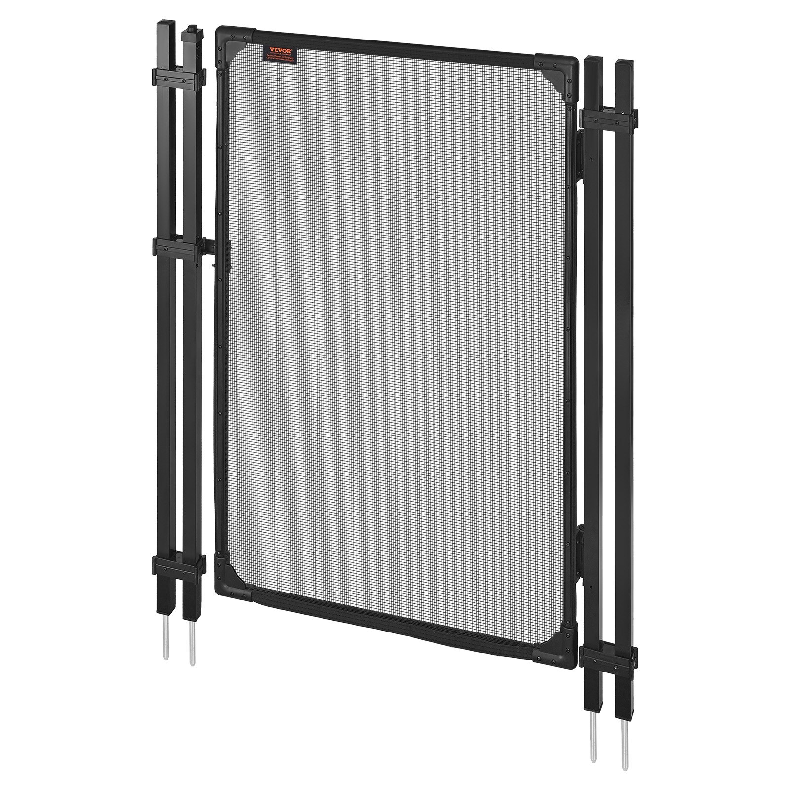 VEVOR 1.2 x 0.75 m Inground Pool Fence Gate, Aluminum Frame, Self-Closing & Self-Locking, 352 gsm Teslin Mesh, Black Outdoor Security — изображение 12