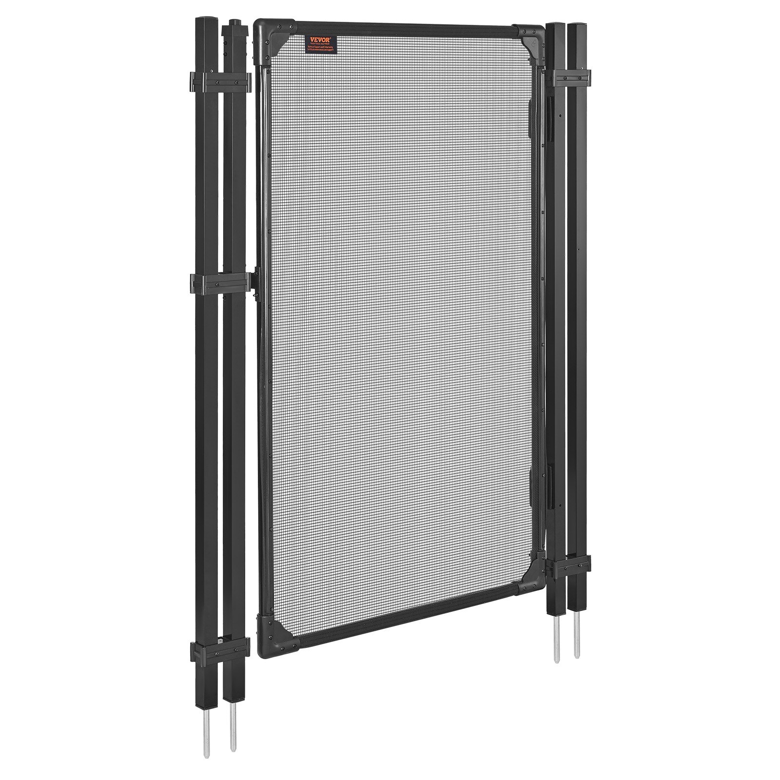 VEVOR 1.2 x 0.75 m Inground Pool Fence Gate, Aluminum Frame, Self-Closing & Self-Locking, 352 gsm Teslin Mesh, Black Outdoor Security — изображение 9