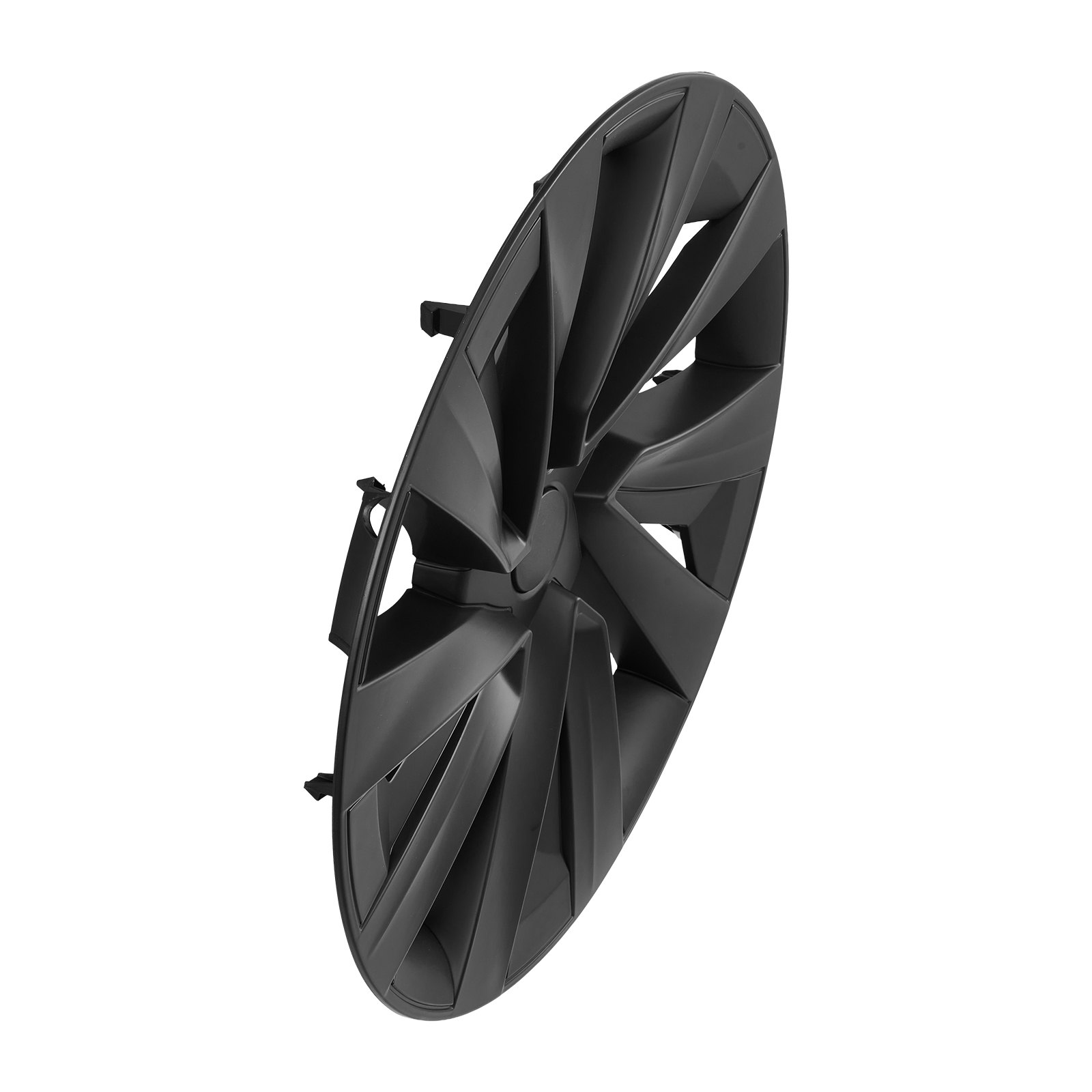 VEVOR 19" (48 cm) Matte Black 10-Spoke ABS Hubcaps for 2025 Tesla Model Y, Set of 4 OEM Style Snap-On Wheel Covers — изображение 10