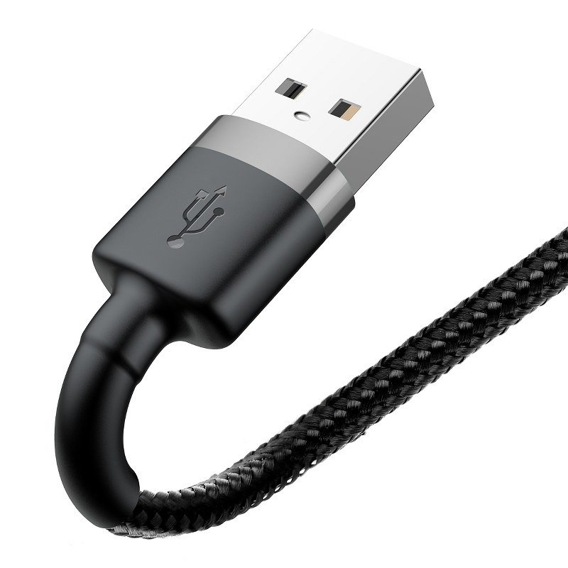 Baseus Cafule USB Lightning Cable 1,5A 2m (Gray+Black) — attēls 5