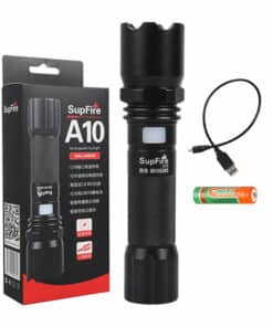 Superfire A10 lukturītis, 550 lm, USB, 100-200 m, 5 režīmi