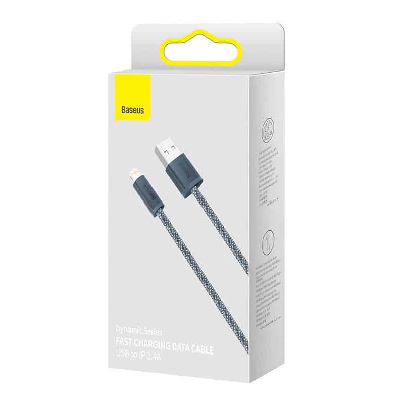 Baseus Dynamic Series cable USB to Lightning, 2.4A, 2m (gray ...