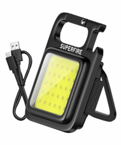 Superfire MX16 flashlight, 600 lm, 500 mAh, USB-C, 4 modes