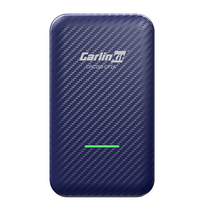 Carlinkit CP2A bezvadu adapteris Apple Carplay/Android Auto (zils)