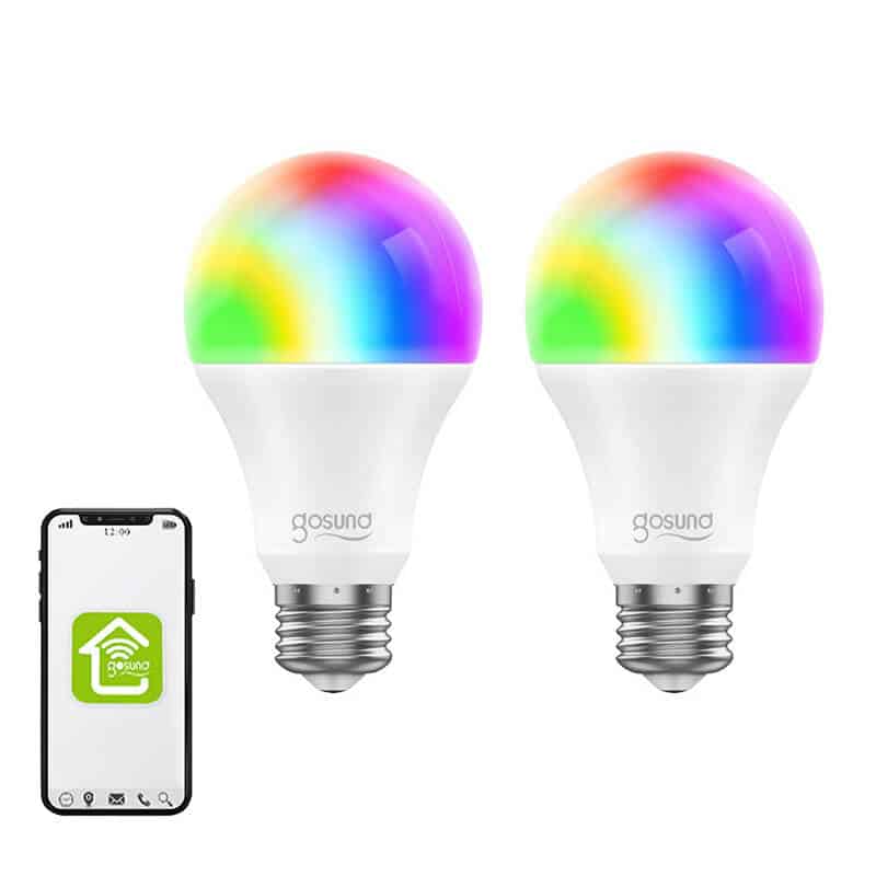 Smart Bulb WiFi RGB LED Gosund WB4-2 E27 (2-pack) Tuya — изображение 3