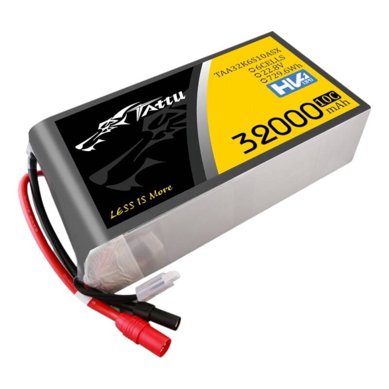 Tattu 32000mAh 22.2V 25C 6S1P Lipo акумуляторний блок з AS150+XT150