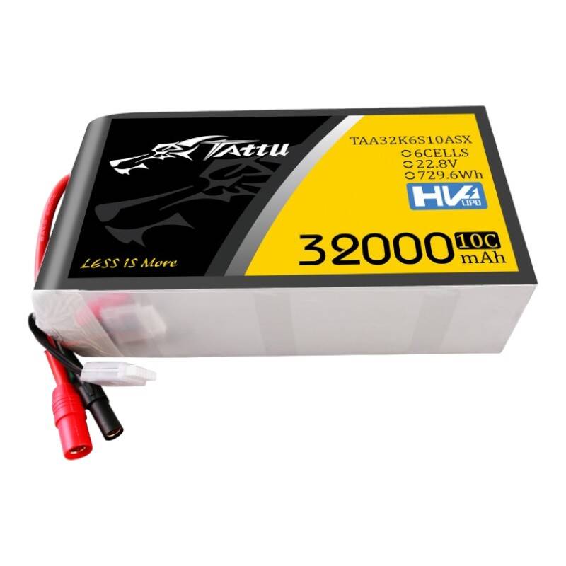 Tattu 32000mAh 22.2V 25C 6S1P Lipo Battery Pack with AS150+XT150 - Зображення 2